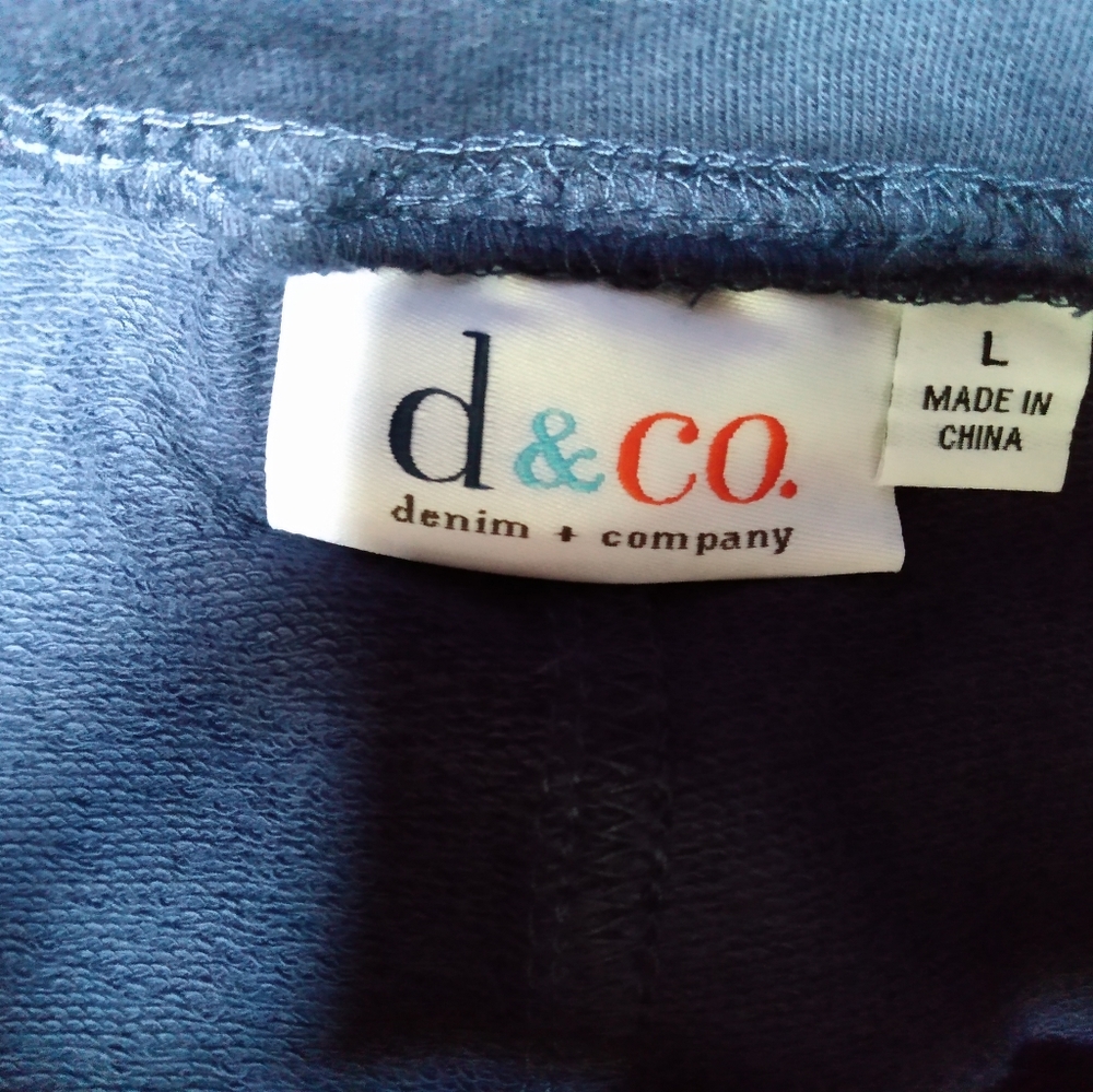 NEW D&Co French Terry Maxi Skirt - Picture 4 of 5